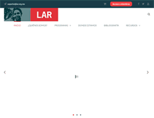 Tablet Screenshot of lar.org.mx